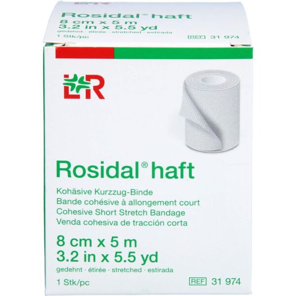 ROSIDAL haft Kompressionsbinde 8 cmx5 m 1 St.