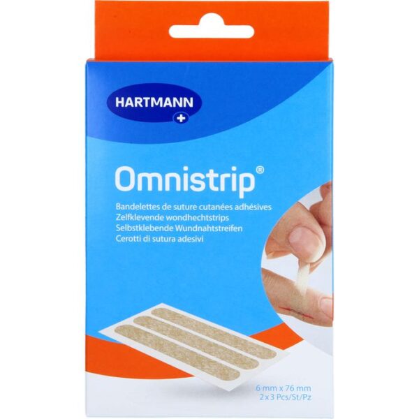 OMNISTRIP Wundnahtstreifen 6x76 mm 2 St.