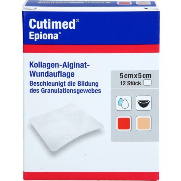 CUTIMED Epiona 5x5 cm Wundauflage 12 St.