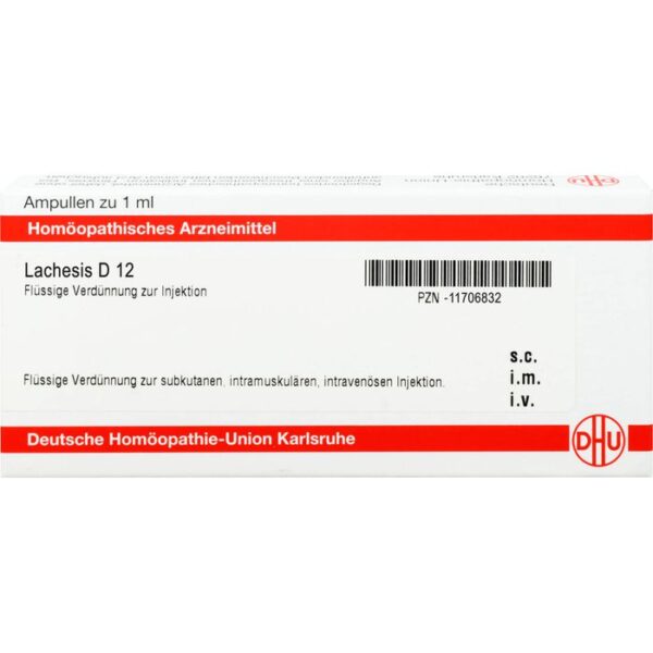 LACHESIS D 12 Ampullen 8 ml