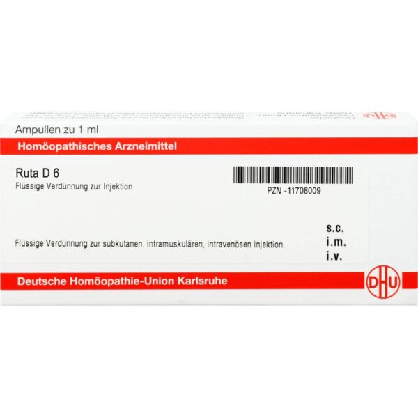 RUTA D 6 Ampullen 8 ml