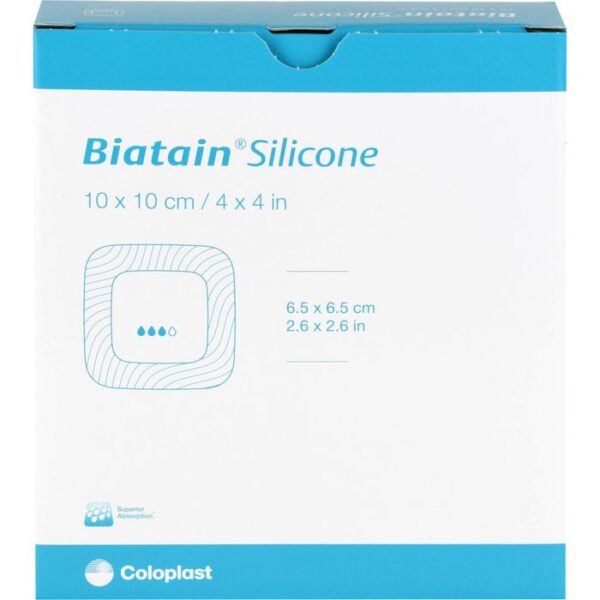 BIATAIN Silicone Schaumverband 10x10 cm 10 St.