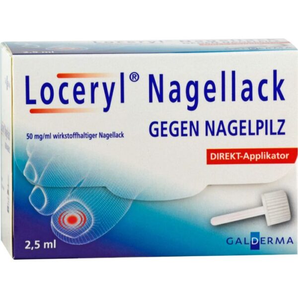 LOCERYL Nagellack gegen Nagelpilz DIREKT-Applikat. 2,5 ml