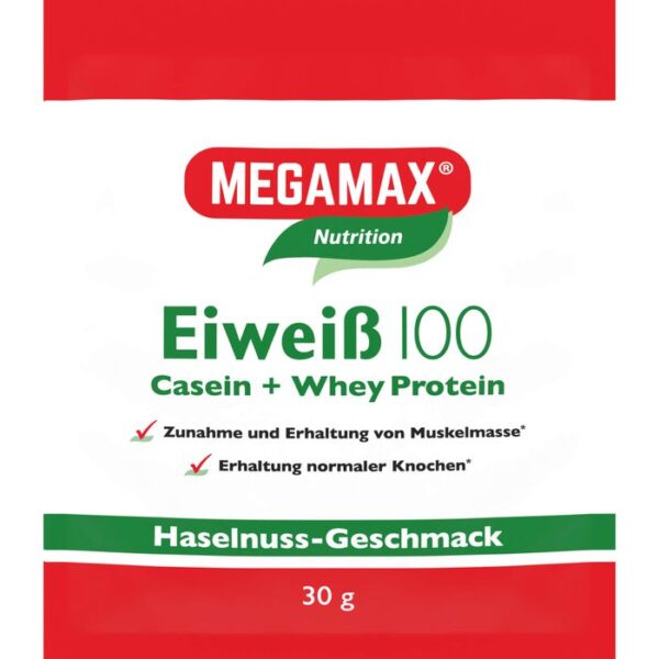 EIWEISS 100 Haselnuss Megamax Pulver 30 g