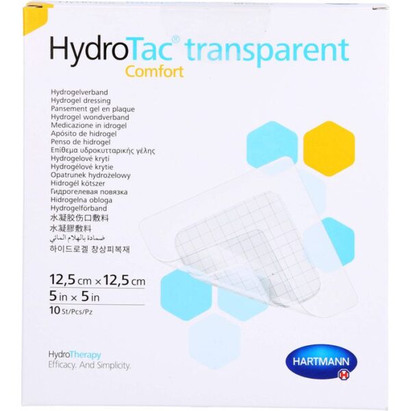 HYDROTAC transparent comfort Hydrogelv.12,5x12,5cm 10 St.