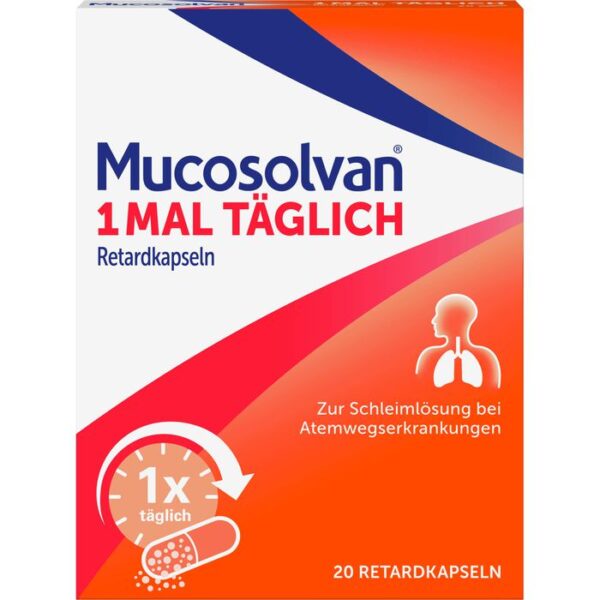 MUCOSOLVAN 1mal täglich Retardkapseln 20 St.