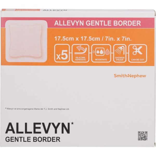 ALLEVYN Gentle Border 17,5x17,5 cm Schaumverb. 5 St.