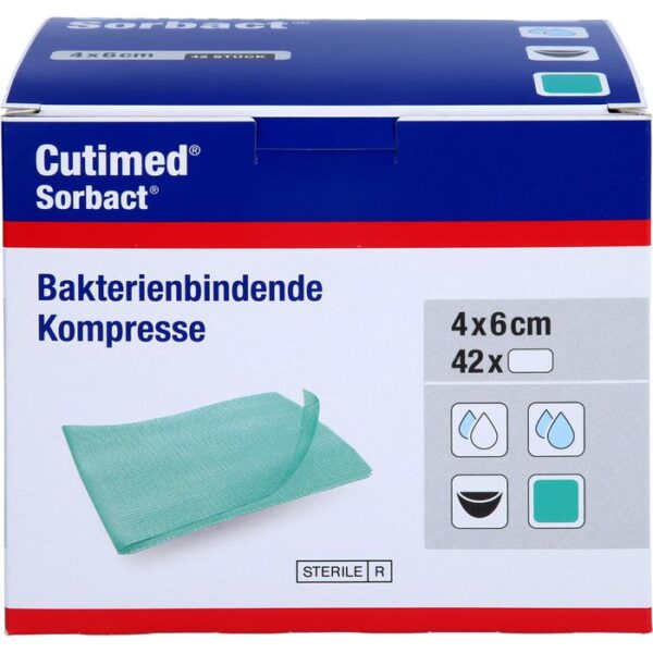 CUTIMED Sorbact Kompressen 4x6 cm 42 St.