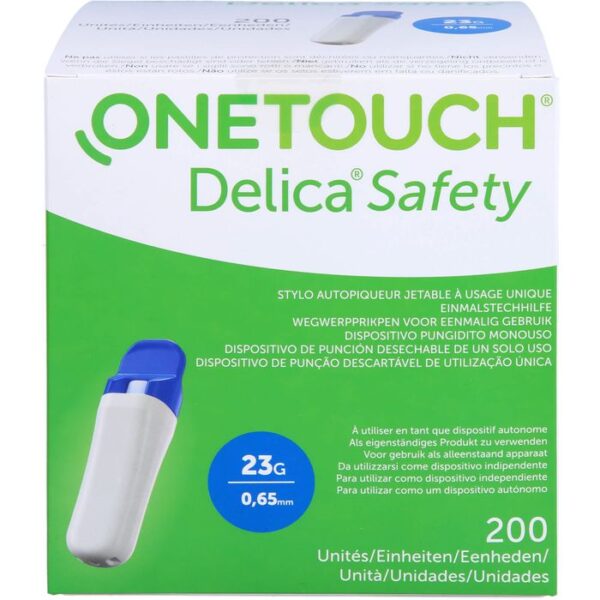 ONE TOUCH Delica Safety Einmalstechhilfe 23 G 200 St.