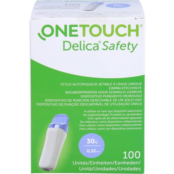 ONE TOUCH Delica Safety Einmalstechhilfe 30 G 100 St.