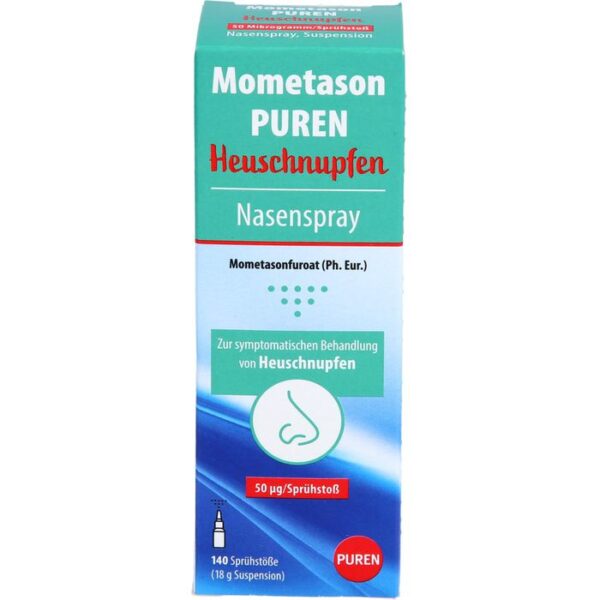 MOMETASON PUREN Heuschnupfenspray 50µg/Sprühst.140 18 g