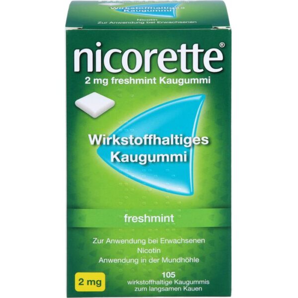 NICORETTE 2 mg freshmint Kaugummi 105 St.