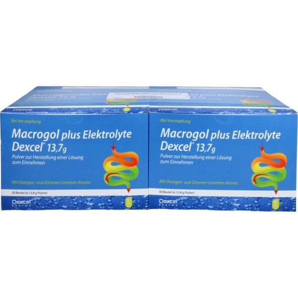 MACROGOL plus Elektrolyte Dexcel 13,7 g PLE 100 St.