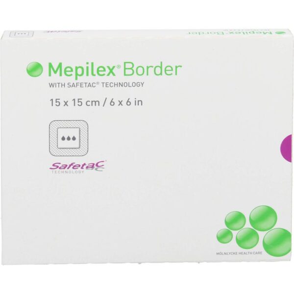 MEPILEX Border Schaumverband 15x15 cm 5 St.