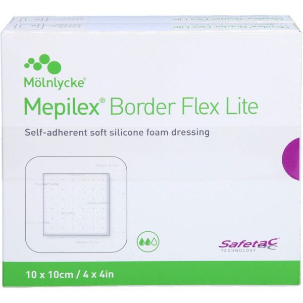 MEPILEX Border Flex Lite Schaumverband 10x10 cm 10 St.