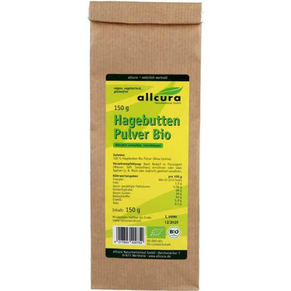 HAGEBUTTEN PULVER Bio 150 g