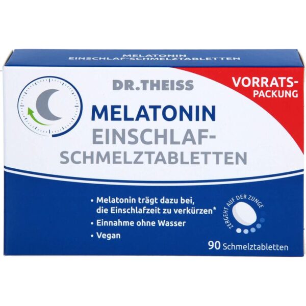 DR.THEISS Melatonin Einschlaf-Schmelztabletten 90 St.