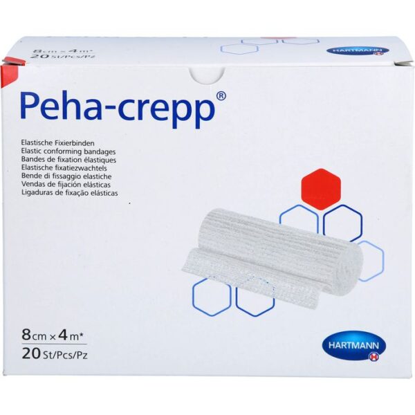 PEHA CREPP Fixierbinde 8 cmx4 m 20 St.