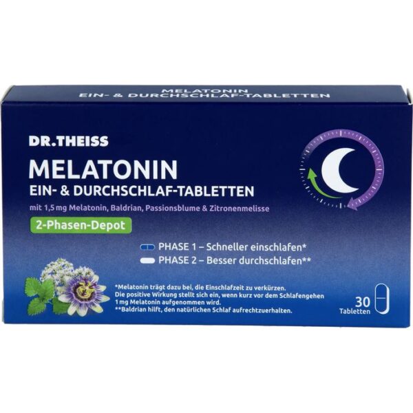 DR.THEISS Melatonin Ein- & Durchschlaf-Tabletten 30 St.