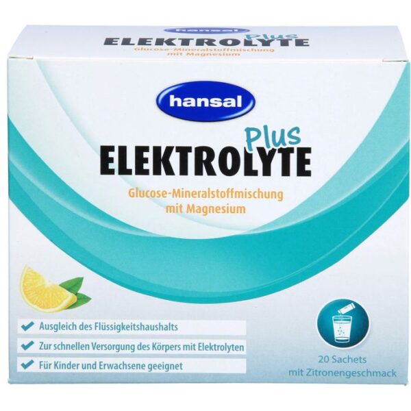 HANSAL Elektrolyte Plus Pulver Sachets 120 g