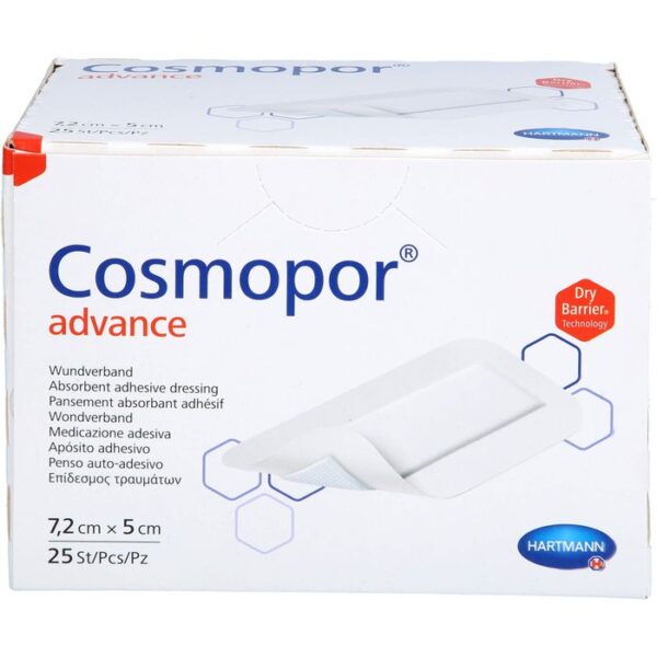 COSMOPOR Advance Wundverband 5x7,2 cm 25 St.