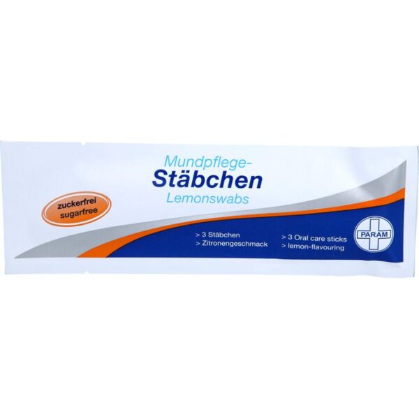 LEMON SWABS Mundpflegestäbchen Zitrone 15 St.