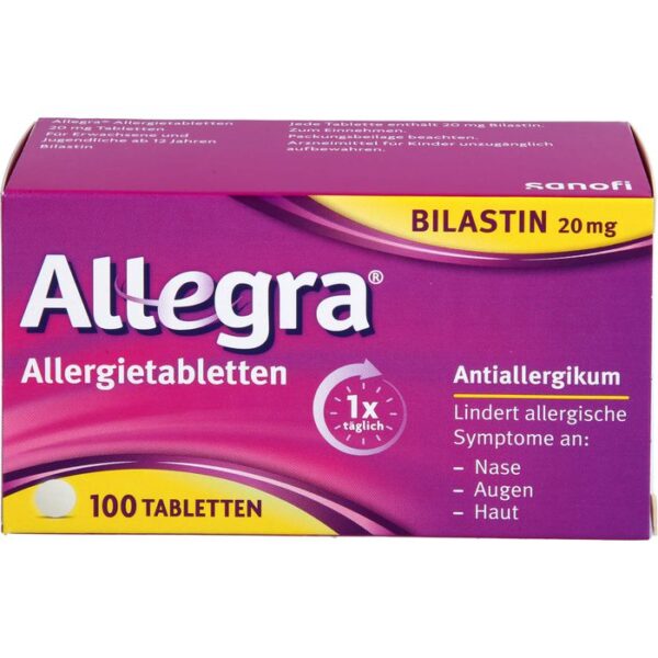 ALLEGRA Allergietabletten 20 mg Tabletten 100 St.