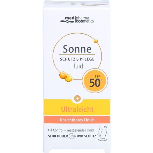 SONNE SCHUTZ & Pflege Fluid ultraleicht LSF 50+ 50 ml