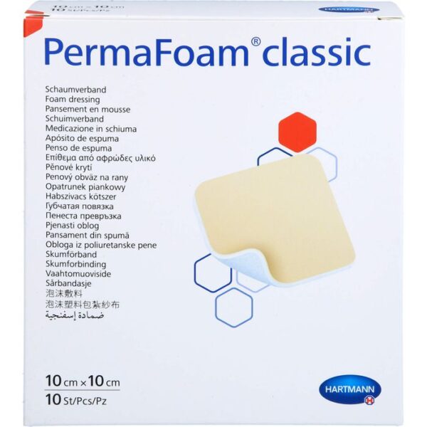 PERMAFOAM classic Schaumverband 10x10 cm 10 St.