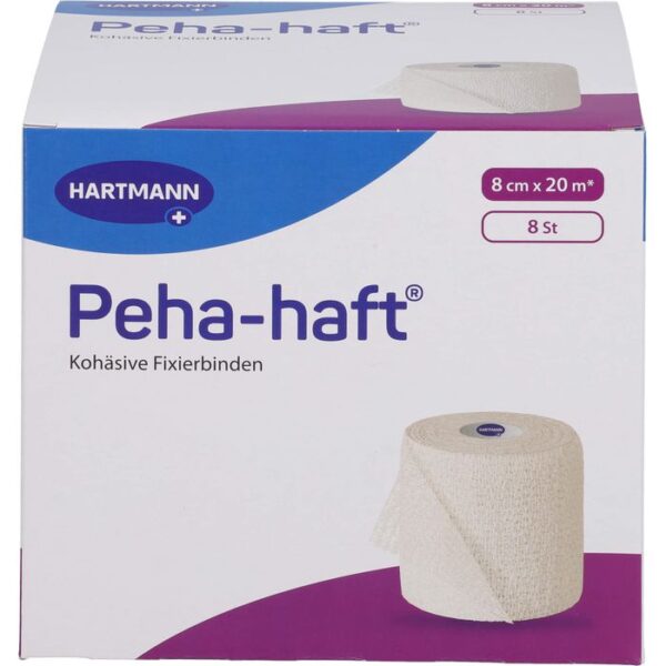 PEHA-HAFT Fixierbinde latexfrei 8 cmx20 m 8 St.