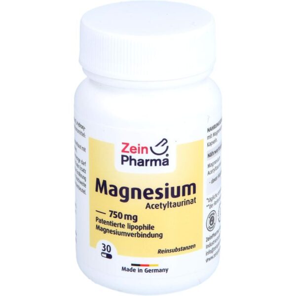 MAGNESIUM ACETYLTAURINAT Kapseln ZeinPharma 30 St.