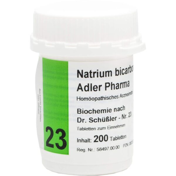 BIOCHEMIE Adler 23 Natrium bicarbonicum D 12 Tabl. 200 St.