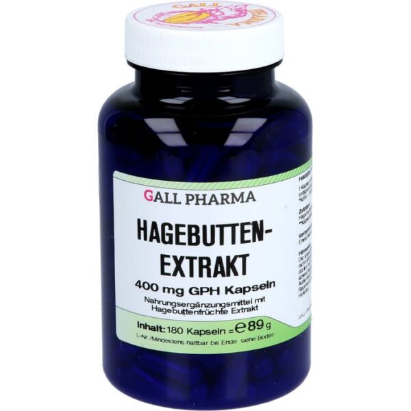 HAGEBUTTEN EXTRAKT 400 mg GPH Kapseln 180 St.