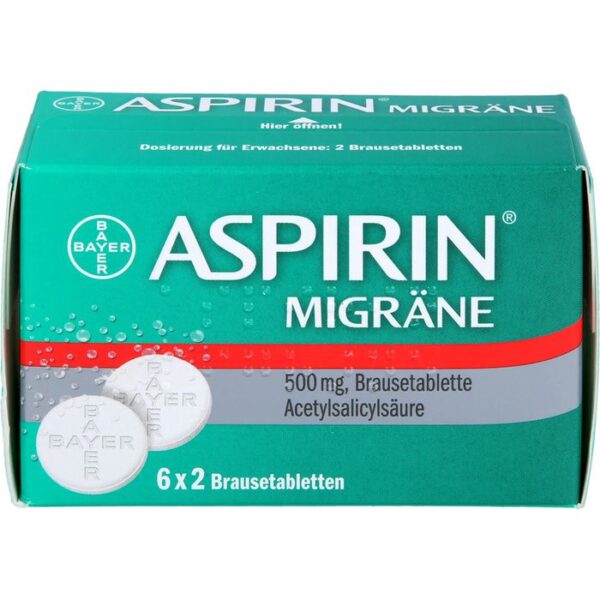 ASPIRIN MIGRÄNE 500 mg Brausetabletten 12 St.