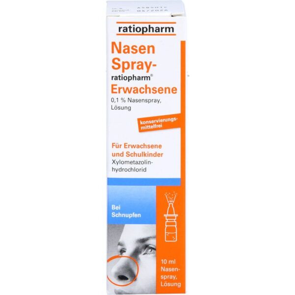 NASENSPRAY-ratiopharm Erwachsene kons.frei 10 ml