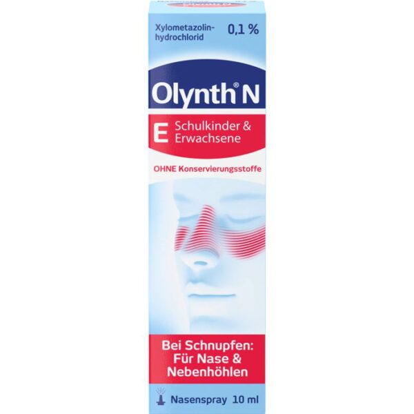 OLYNTH 0,1% N Schnupfen Dosierspray ohne Konserv. 10 ml