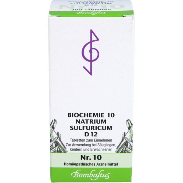 BIOCHEMIE 10 Natrium sulfuricum D 12 Tabletten 200 St.