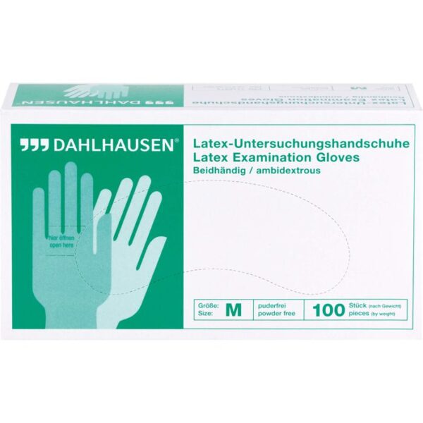 HANDSCHUHE Latex ungepudert Gr.M 100 St.