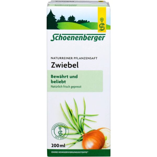 ZWIEBELSAFT naturrein Schoenenberger 200 ml