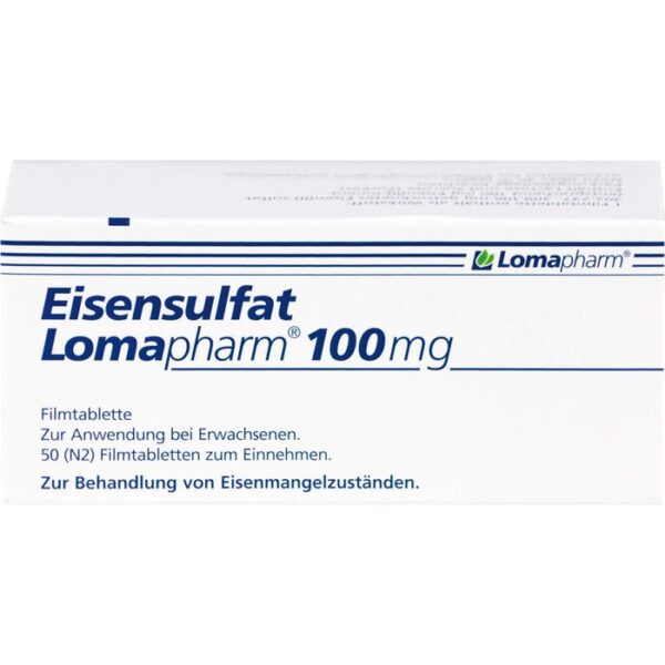 EISENSULFAT Lomapharm 100 mg Filmtabletten 50 St.