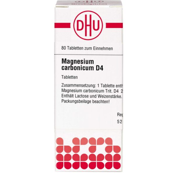 MAGNESIUM CARBONICUM D 4 Tabletten 80 St.