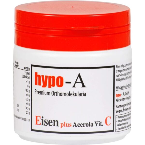 HYPO A Eisen+Acerola Vitamin C Kapseln 120 St.