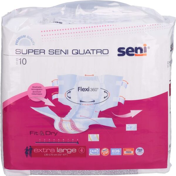 SUPER SENI Quatro Inkontinenzslip XL 10 St.