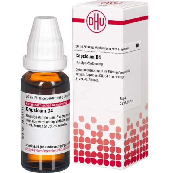 CAPSICUM D 4 Dilution 20 ml