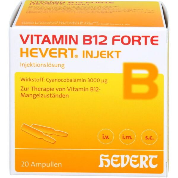 VITAMIN B12 FORTE Hevert injekt Inj.-Lsg.Amp. 40 ml