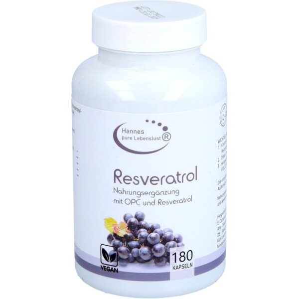 RESVERATROL KOMPLEX Vegi Kapseln 180 St.