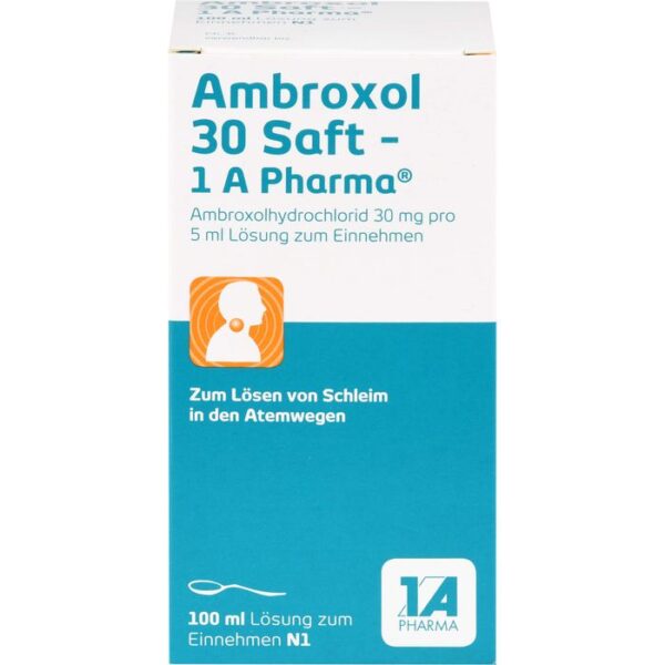 AMBROXOL 30 Saft-1A Pharma 100 ml