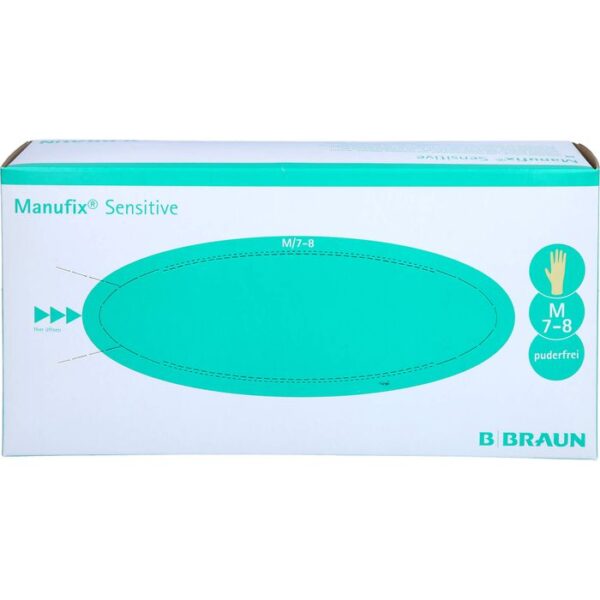 MANUFIX sensitive Unters.Handschuhe pf mittel 100 St.