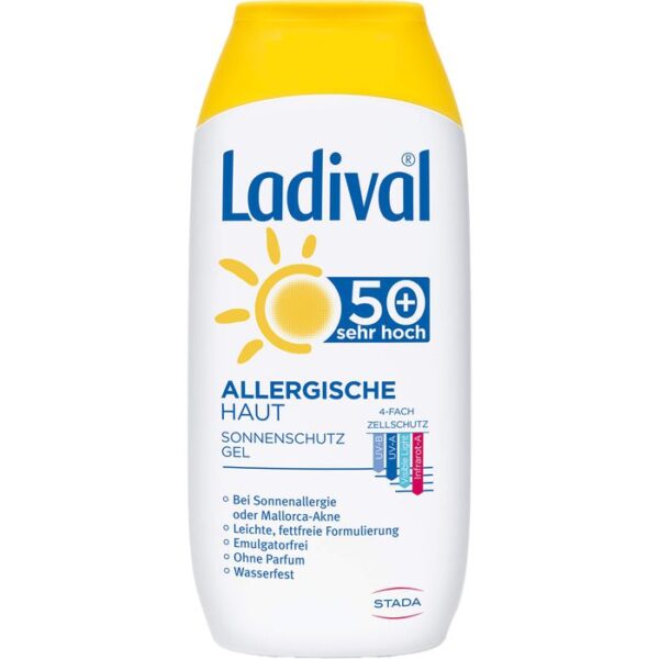 LADIVAL allergische Haut Gel LSF 50+ 200 ml