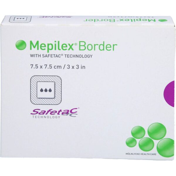 MEPILEX Border Schaumverband 7,5x7,5 cm 5 St.